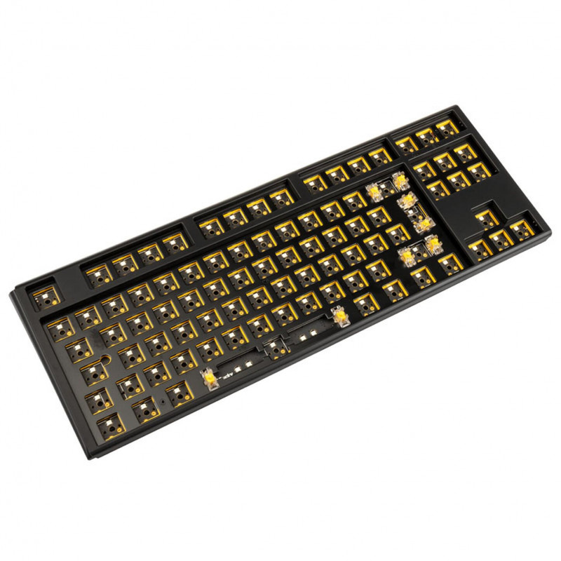 Ducky One 3 Hot-Swap Barebone TKL näppäimistö Pelaaminen USB musta