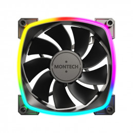 Montech RX120 PWM Tietokonekotelo Tuuletin 12 cm musta 1 kpl