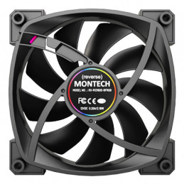 Montech RX120 PWM Tietokonekotelo Tuuletin 12 cm musta 1 kpl