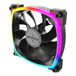 Montech RX120 PWM Tietokonekotelo Tuuletin 12 cm musta 1 kpl