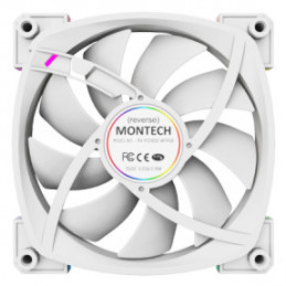 Montech RX120 PWM Tietokonekotelo Tuuletin 12 cm Valkoinen 1 kpl