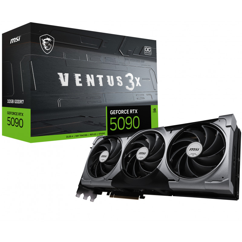 MSI VENTUS GEFORCE RTX 5090 32G 3X OC näytönohjain NVIDIA 32 GB GDDR7