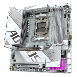 GIGABYTE B850M AORUS ELITE WIFI6E ICE AMD B850 Pistoke AM5 mikro ATX