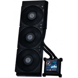 Lian Li HydroShift LCD 360S Tietokonekotelo All-in-one-nesteenjäähdytin 12 cm musta