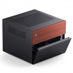 Jonsbo N4 Black Micro Tower musta