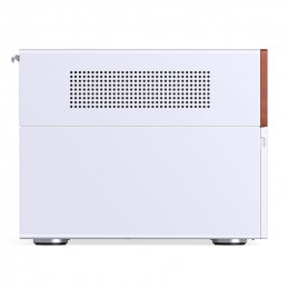 Jonsbo N4 WHITE tietokonekotelo Micro Tower Valkoinen