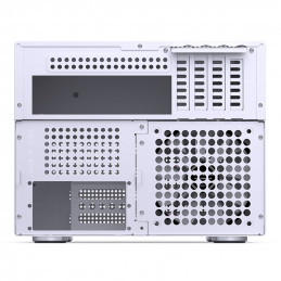 Jonsbo N4 WHITE tietokonekotelo Micro Tower Valkoinen