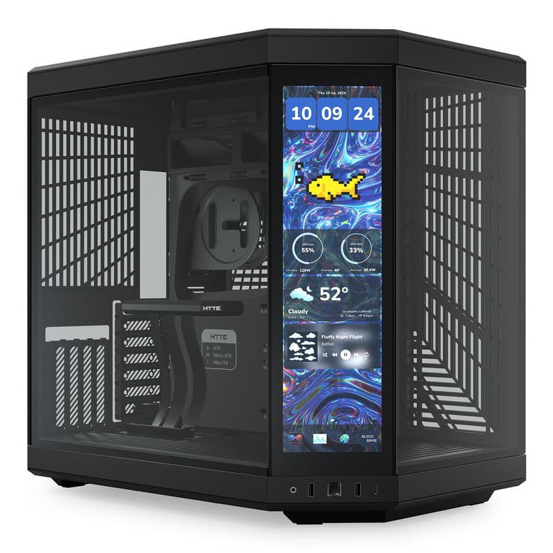 HYTE Y70 touch infinite Midi Tower musta