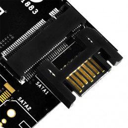 Silverstone ECM20 liitäntäkortti -sovitin Sisäinen PCIe, SATA