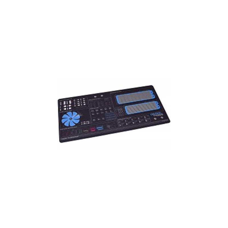 Alphacool 90334 antistaattinen matto musta Kumi 1 kpl