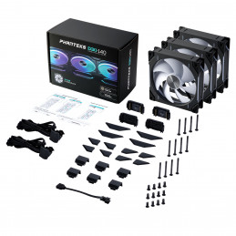 Phanteks PH-F140D30 Tuuletin 14 cm musta 3 kpl