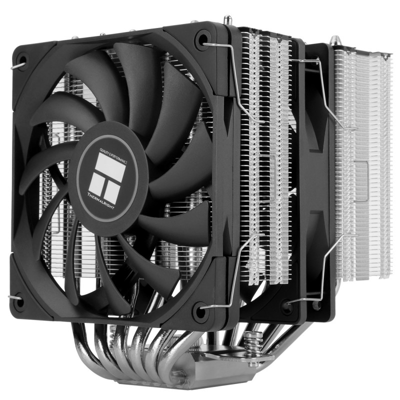 Thermalright Royal knight 120 SE Suoritin Ilmanjäähdytin 12 cm musta, Hopea