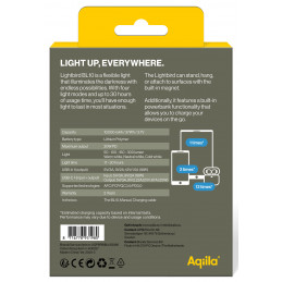 Aqiila Powerbird BL10 Litium polymeeri (LiPo) 10000 mAh musta, Valkoinen, Keltainen