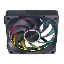 Seasonic MagFlow ARGB Tietokonekotelo Tuuletin 12 cm musta 1 kpl