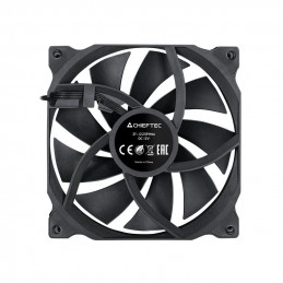Chieftec ZF-1225PWM Tietokoneen jäähdytysjärjestelmä Tietokonekotelo Tuuletin 12 cm musta 1 kpl