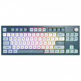 Montech MKey TKL näppäimistö Pelaaminen USB Tummanharmaa, Vaaleansininen, Valkoinen