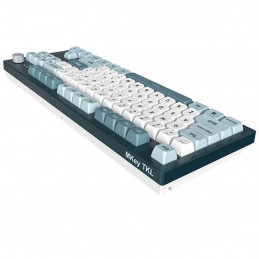 Montech MKey TKL näppäimistö Pelaaminen USB Tummanharmaa, Vaaleansininen, Valkoinen
