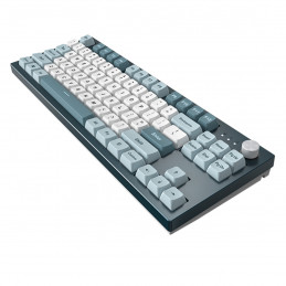 Montech MKey TKL näppäimistö Pelaaminen USB Tummanharmaa, Vaaleansininen, Valkoinen