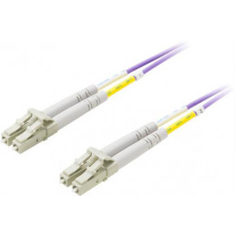Deltaco LCLC-710 InfiniBand- ja kuituoptiikkakaapeli 10 m LC Violetti
