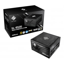 Asrock SL-850G Steel Legend virtalähdeyksikkö 850 W 20+4 pin ATX ATX musta