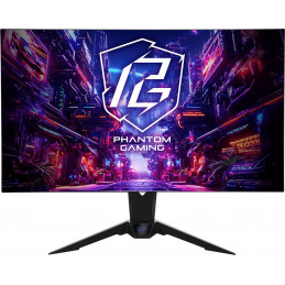 Asrock PGO32UFS tietokoneen litteä näyttö 80 cm (31.5") 3840 x 2160 pikseliä 4K Ultra HD OLED musta