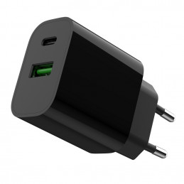 Gembird TA-UC-PDQC20-01-BK mobiililaitteen laturi Universaali musta AC Pikalataus Sisätila