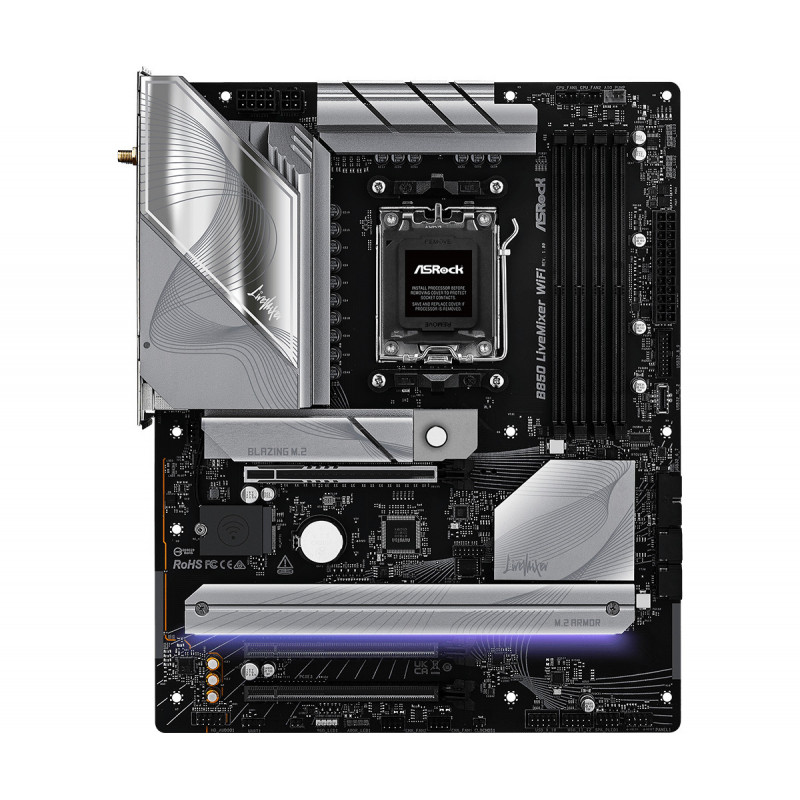 Asrock B850 LiveMixer WiFi AMD B850 Pistoke AM5 ATX