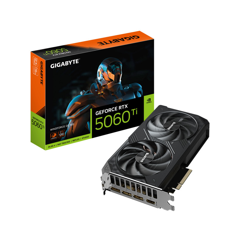 GIGABYTE GeForce RTX 5060 Ti WINDFORCE OC 16G NVIDIA 16 GB GDDR7