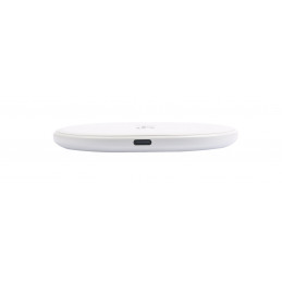 Deltaco QI-1039 mobiililaitteen laturi Universaali Valkoinen USB Langaton lataaminen Pikalataus Sisätila