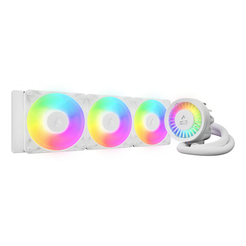 ARCTIC Liquid Freezer III Pro 360 A-RGB (White) Suoritin Nestejäähdytyspakkaus 12 cm Valkoinen 1 kpl