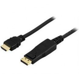 Deltaco DP-3030 videokaapeli-adapteri 3 m DisplayPort HDMI-tyyppi A (vakio) musta