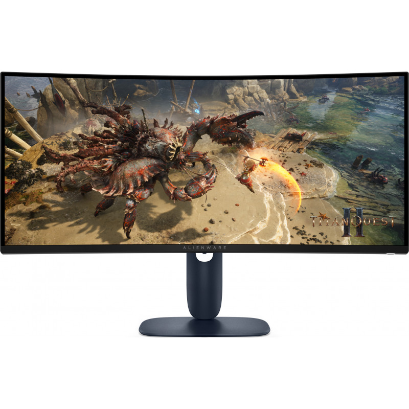 Alienware AW3425DWM tietokoneen litteä näyttö 86,4 cm (34") 3440 x 1440 pikseliä Wide Quad HD LCD musta, Sininen