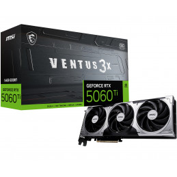 MSI VENTUS GeForce RTX 5060 TI 16G 3X OC NVIDIA 16 GB GDDR7