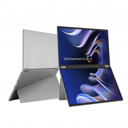 ASUS ZenScreen Duo OLED MQ149CD tietokoneen litteä näyttö 35,6 cm (14") 1920 x 1200 pikseliä WUXGA Hopea