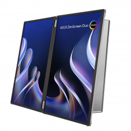 ASUS ZenScreen Duo OLED MQ149CD tietokoneen litteä näyttö 35,6 cm (14") 1920 x 1200 pikseliä WUXGA Hopea