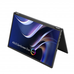 ASUS ZenScreen Duo OLED MQ149CD tietokoneen litteä näyttö 35,6 cm (14") 1920 x 1200 pikseliä WUXGA Hopea