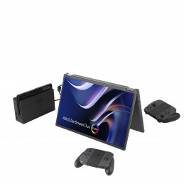 ASUS ZenScreen Duo OLED MQ149CD tietokoneen litteä näyttö 35,6 cm (14") 1920 x 1200 pikseliä WUXGA Hopea