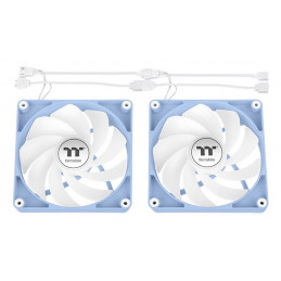 Thermaltake Fan Hydrangea Blue CT120 Tietokonekotelo Tuuletin 12 cm Sininen, Valkoinen 2 kpl