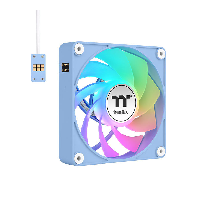 Thermaltake CL-F198-PL12BU-A Tietokoneen jäähdytysjärjestelmä Tietokonekotelo Tuuletin 12 cm Sininen 3 kpl