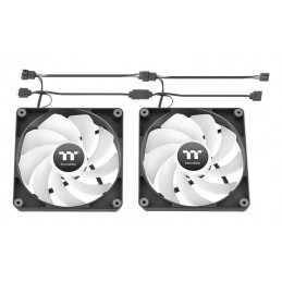 Thermaltake CT120 Reverse ARGB Tietokonekotelo Tuuletin 12 cm musta 2 kpl
