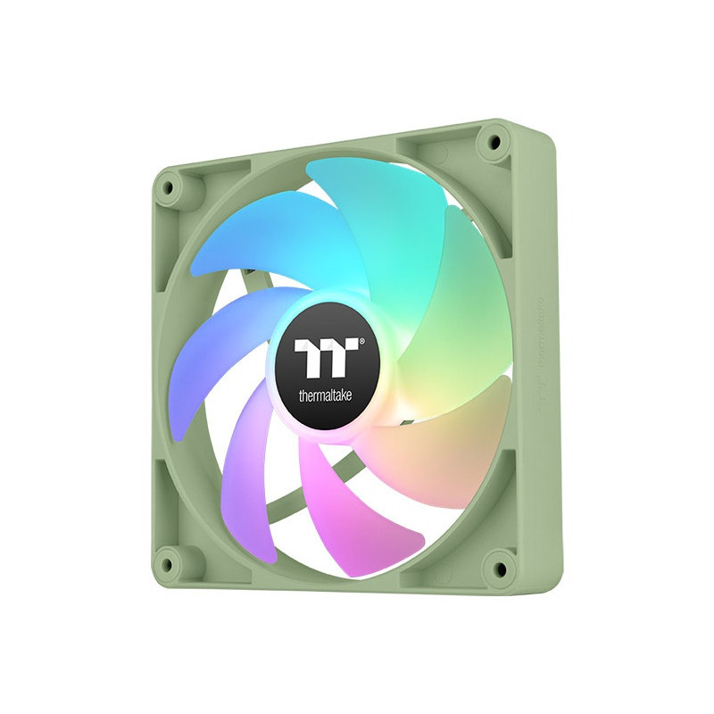 Thermaltake Matcha Green CT120 Tietokonekotelo Tuuletin 12 cm Vihreä, Valkoinen 2 kpl