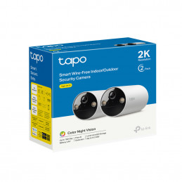 TP-Link Tapo C410 2-pack Luoti (muoto) IP-turvakamera Ulkona 2304 x 1296 pikseliä Katto seinä