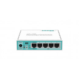 Mikrotik RB750GR3 langallinen reititin Gigabitti Ethernet Turkoosi, Valkoinen