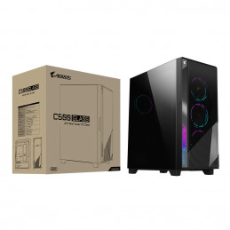 GIGABYTE GB-AC500G ST tietokonekotelo Midi Tower musta