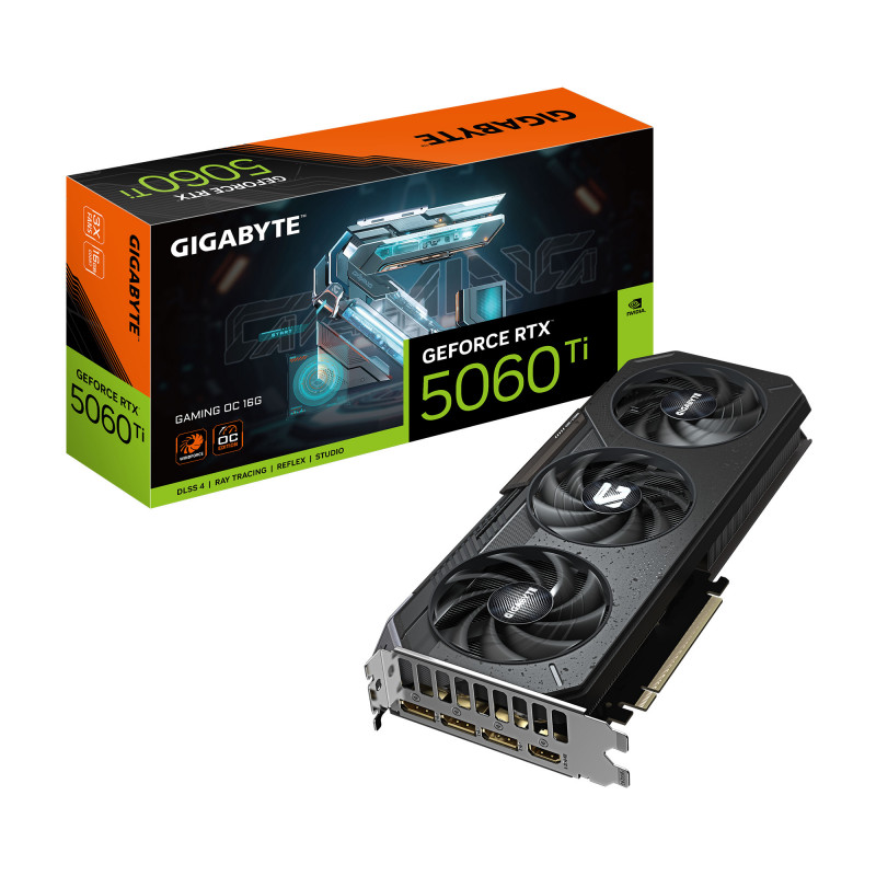 GIGABYTE GeForce RTX 5060 Ti GAMING OC 16G NVIDIA 16 GB GDDR7