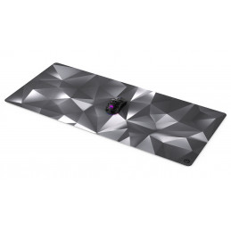 ENDORFY Crystal Black XL Pelihiirimatto musta, Harmaa, Valkoinen