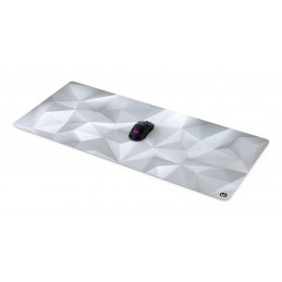 ENDORFY Crystal Onyx White XL Pelihiirimatto musta, Valkoinen