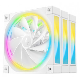 DeepCool FL12R WH-3 IN 1 Tietokonekotelo Tuuletin 12 cm Valkoinen 3 kpl