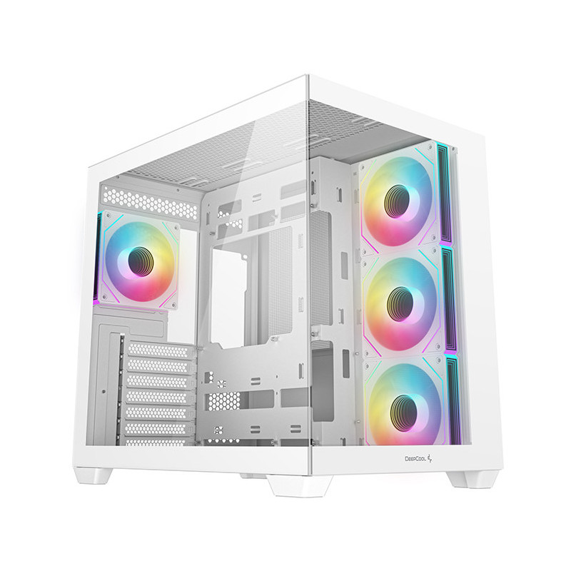 DeepCool CG530 4F WH Midi Tower Valkoinen