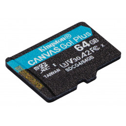 Kingston Technology Canvas Go! Plus 64 GB MicroSD UHS-I Luokka 10